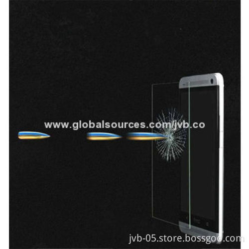 Matte Finishing Tempered-glass Screen Protector for HTC M8, 0.33mm Thickness